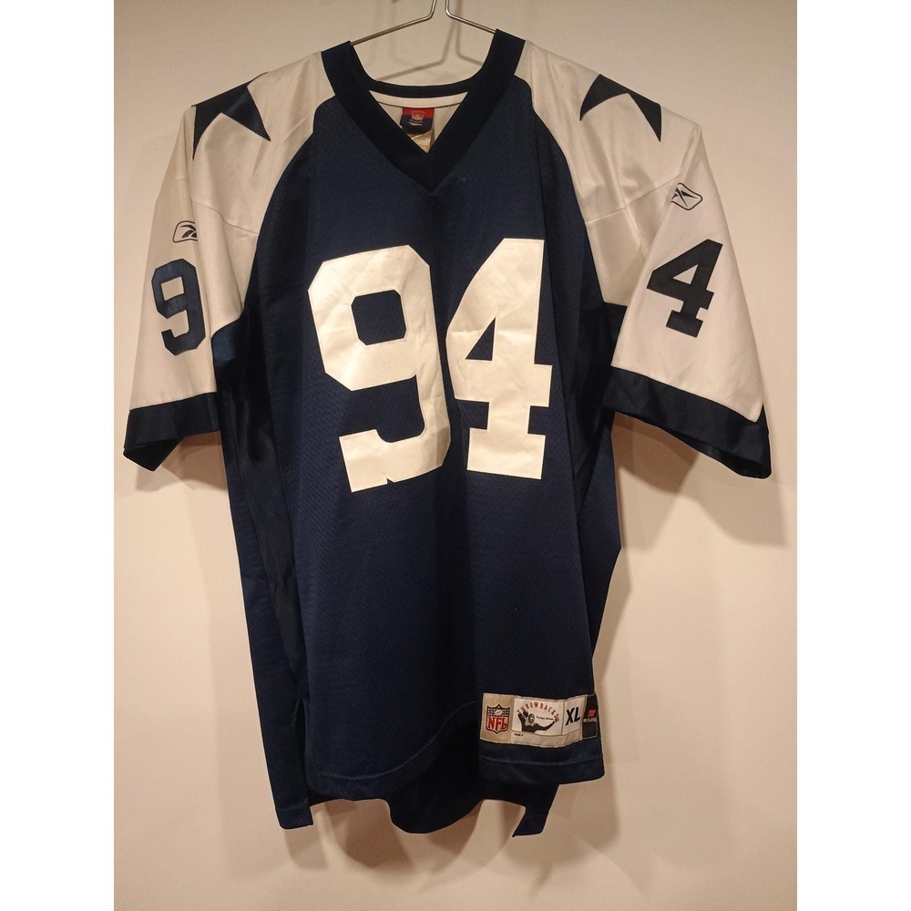 Reebok DeMarcus Ware Dallas Cowboys Jersey Mens XL Navy White Excellent Vintage